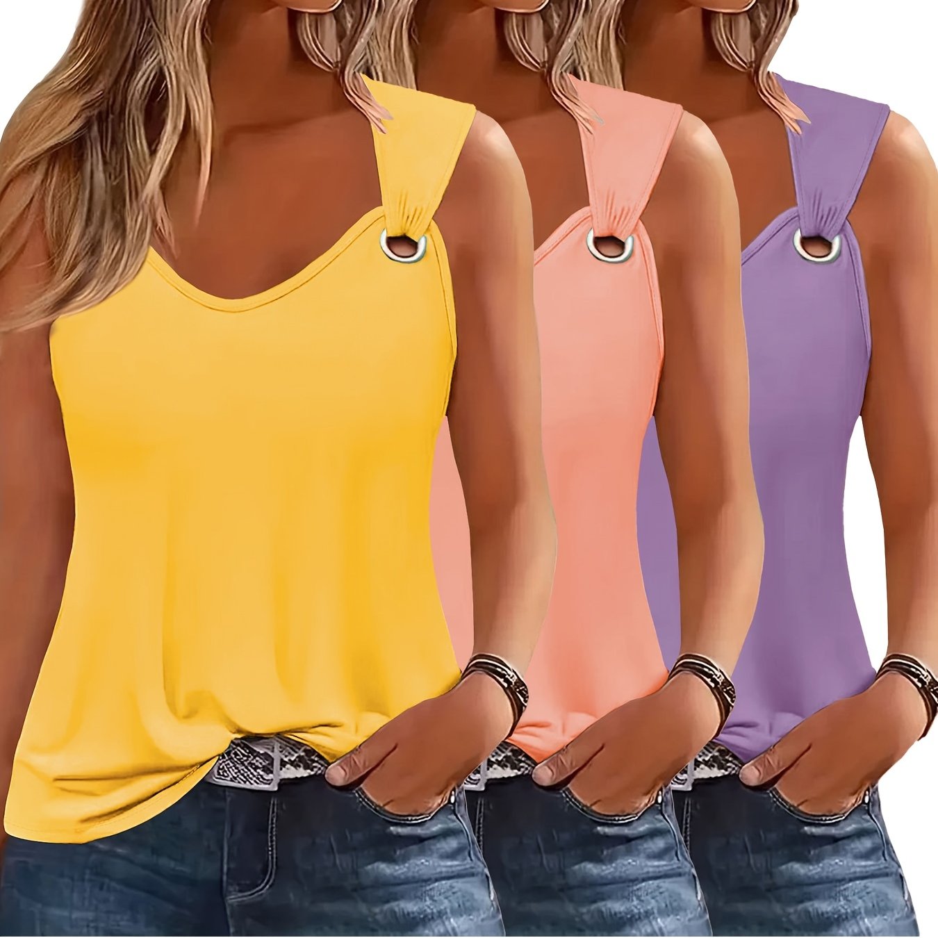 Top da donna 3-Pack – Estivo e Comodo