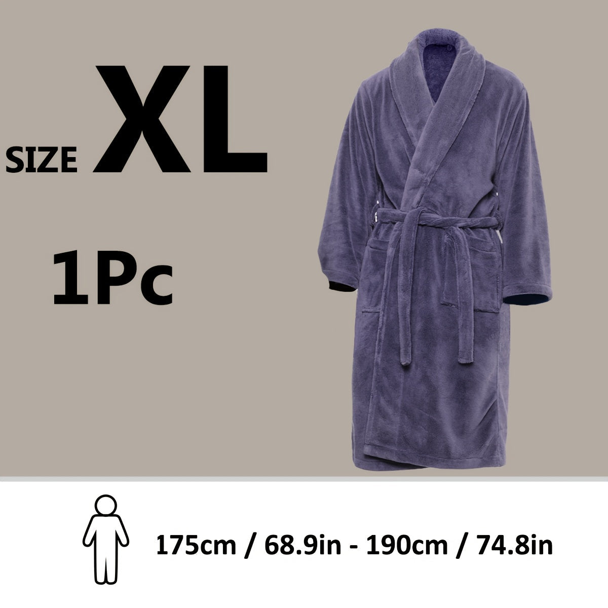 Accappatoio Unisex in Fleece Corallo – Ultra Morbido e Caldo per il Tuo Comfort