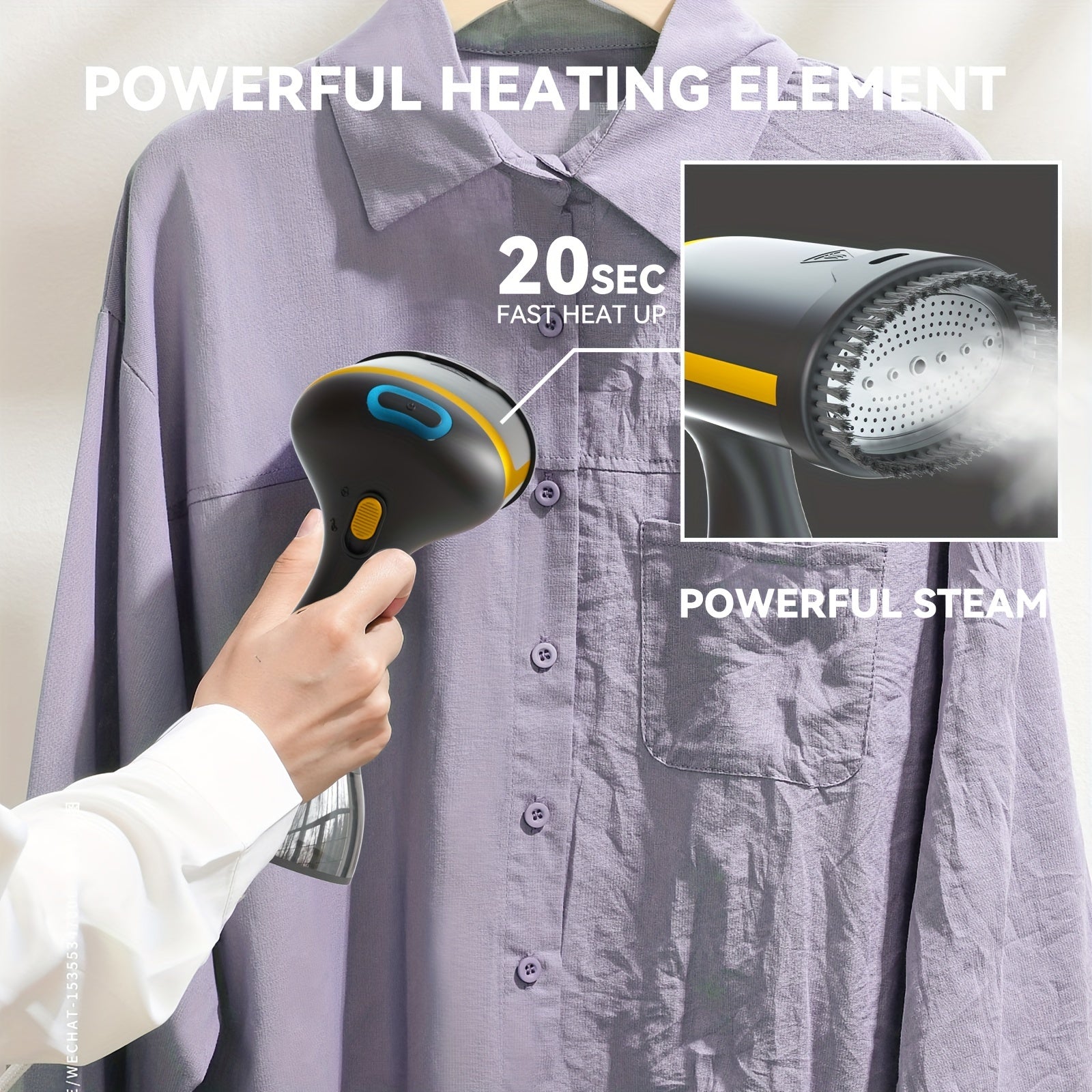 Ferro da Stiro a Vapore Portatile – Efficiente e Facile da Usare per Casa e Viaggi