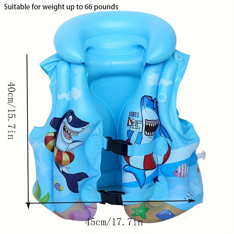 Gilet da Nuoto con Stampa di Squali – Confortevole e Sicuro per il Divertimento in Acqua
