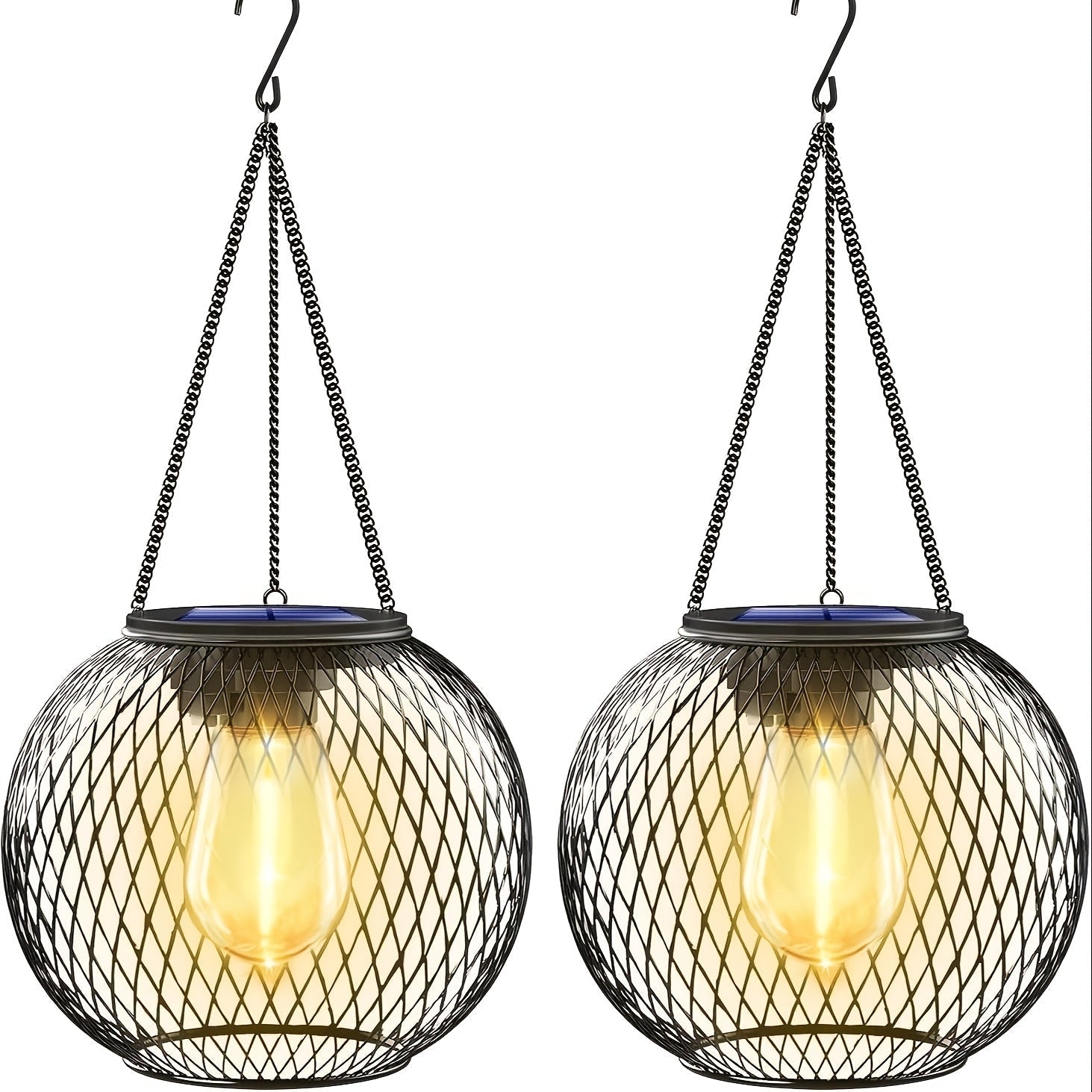 Lanterna da Giardino Solare in Legno – Ideale per Illuminazione Serale in Giardino