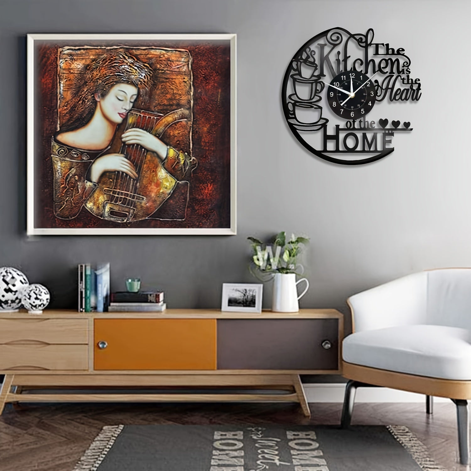 Orologio da Parete per Cucina Accogliente – Per un'atmosfera piacevole