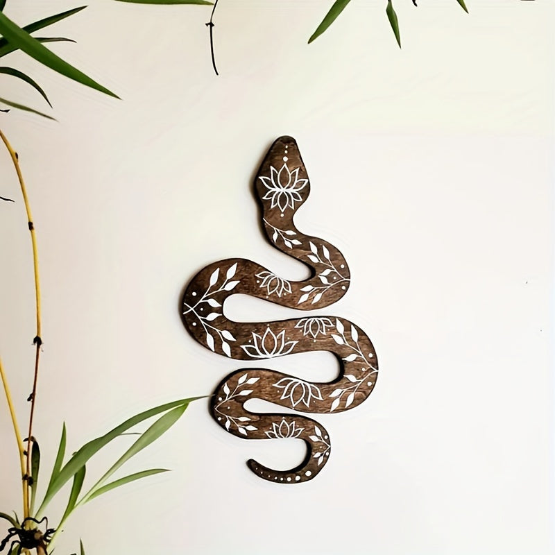 Decorazione Murale Serpente Bohemien - Per un'Atmosfera Spirituale e Artistica