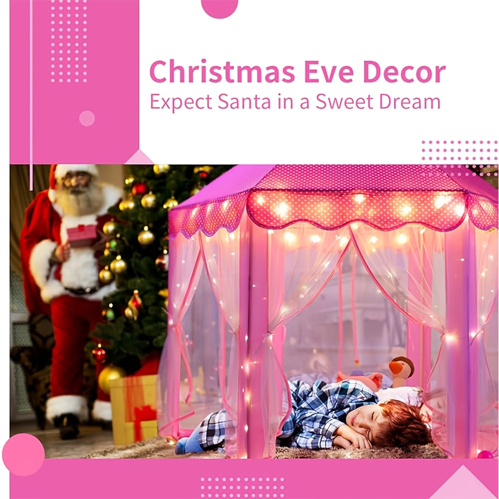 Tenda da Gioco per Principesse con Illuminazione Stellare – Perfetta per Giocare Dentro o Fuori