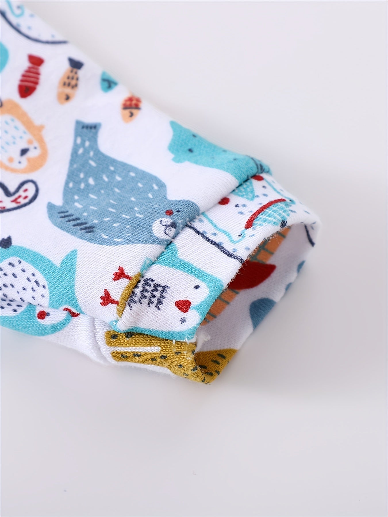 Set di Body per Bambini in 3 Pezzi con Stampa di Animali – Maniche Lunghe per Attività all'Aperto