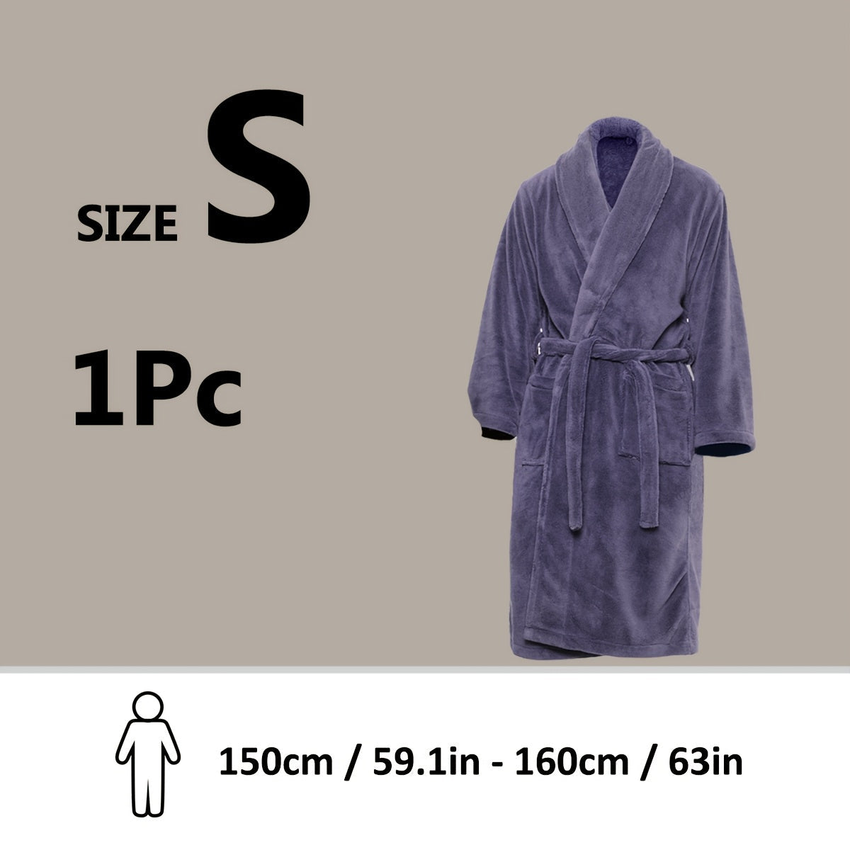 Accappatoio Unisex in Fleece Corallo – Ultra Morbido e Caldo per il Tuo Comfort