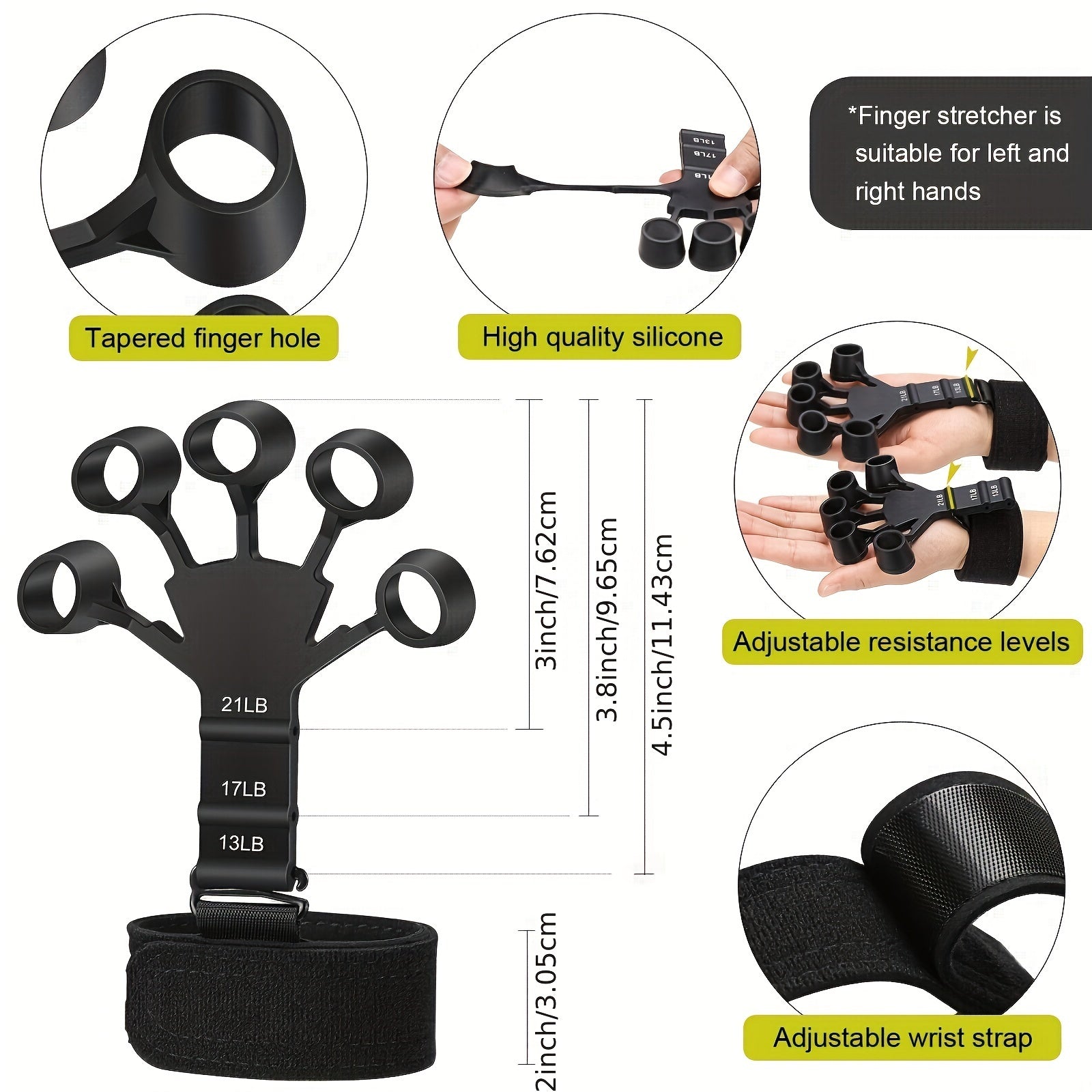 Set di Manubri PowerGrip – 5-in-1 per Mani e Avambracci Potenti