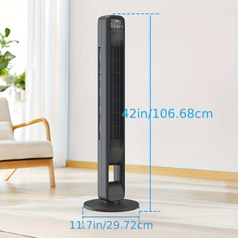 Ventilatore a Torre Senza Pale – Elegante e Regolabile