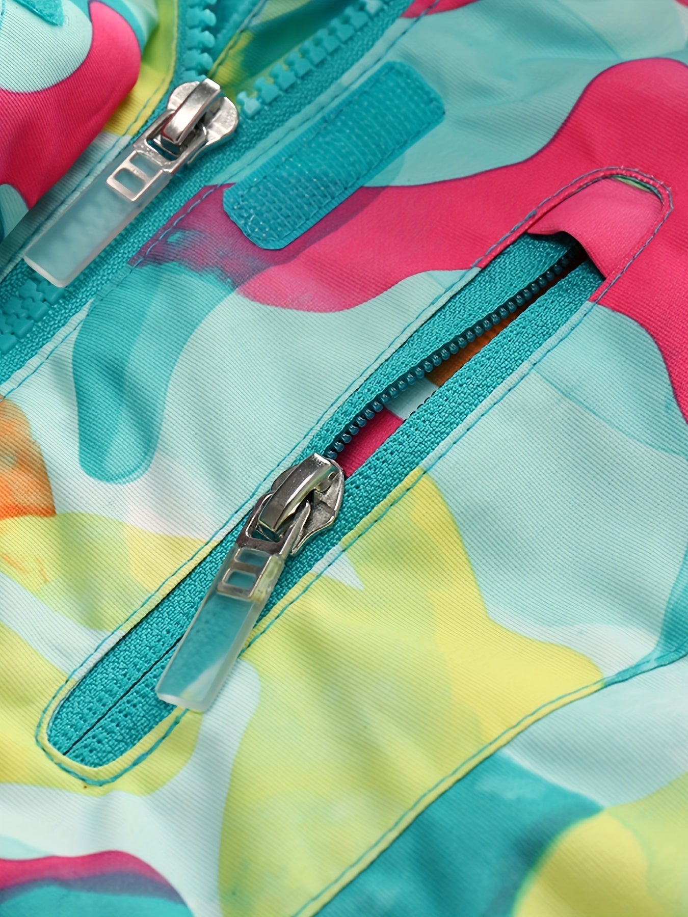 Giacca da Sci Camouflage per Ragazze – Giacca Colorata Impermeabile per Avventure Invernali