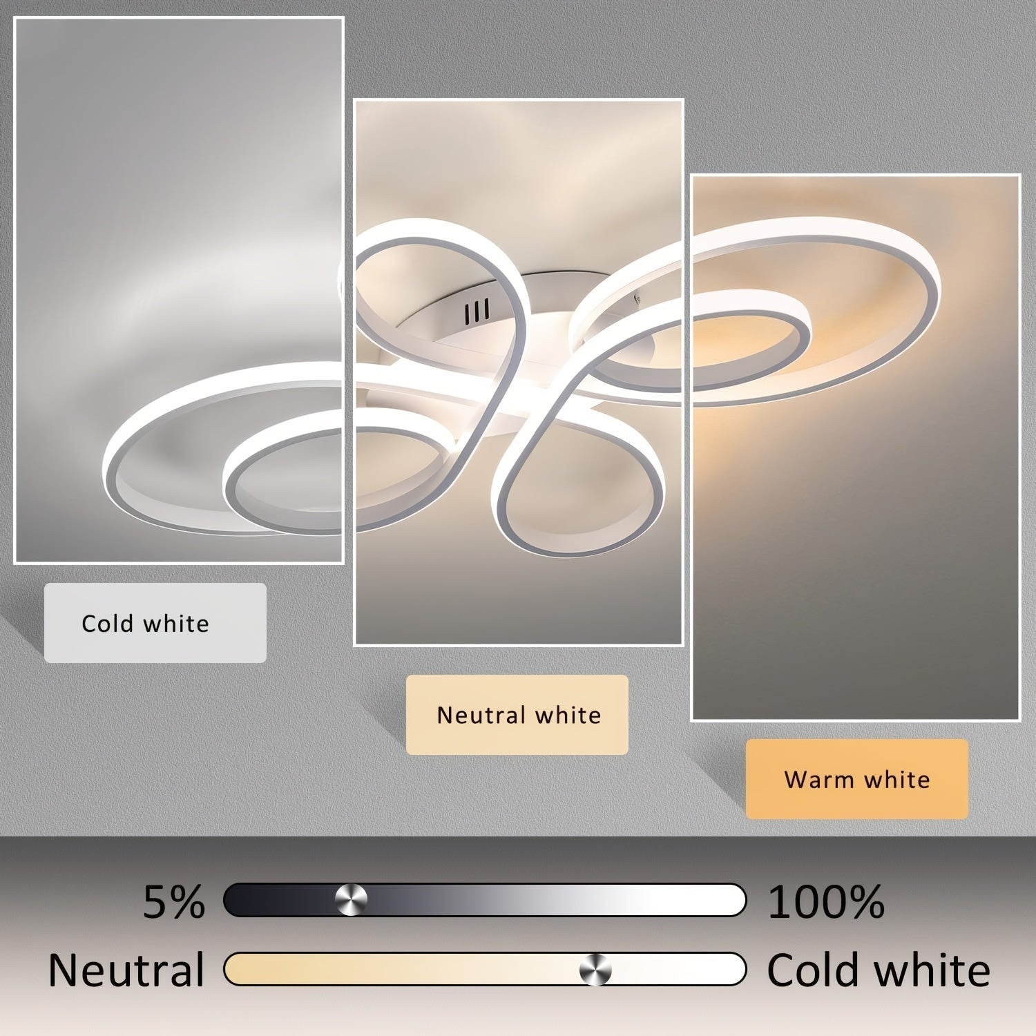 Lampada da soffitto LED 90W – Grande diametro e dimmerabile