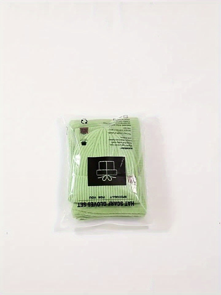 Set Invernale Allegro - Cappello, Sciarpa e Guanti per Coppie