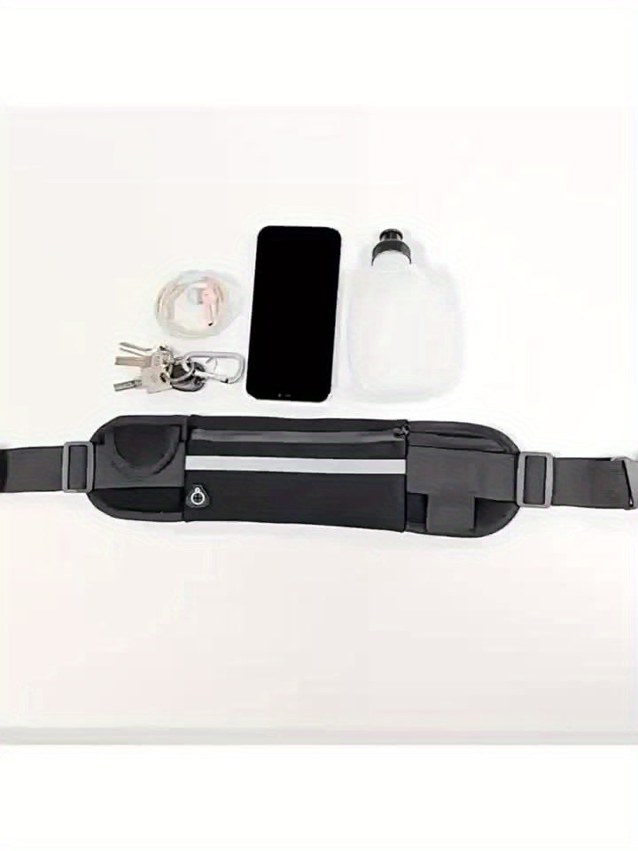 Borsa Sportiva Compatta e Riflettente – Supporto Impermeabile per Telefono e Bottiglia per Corsa e Fitness