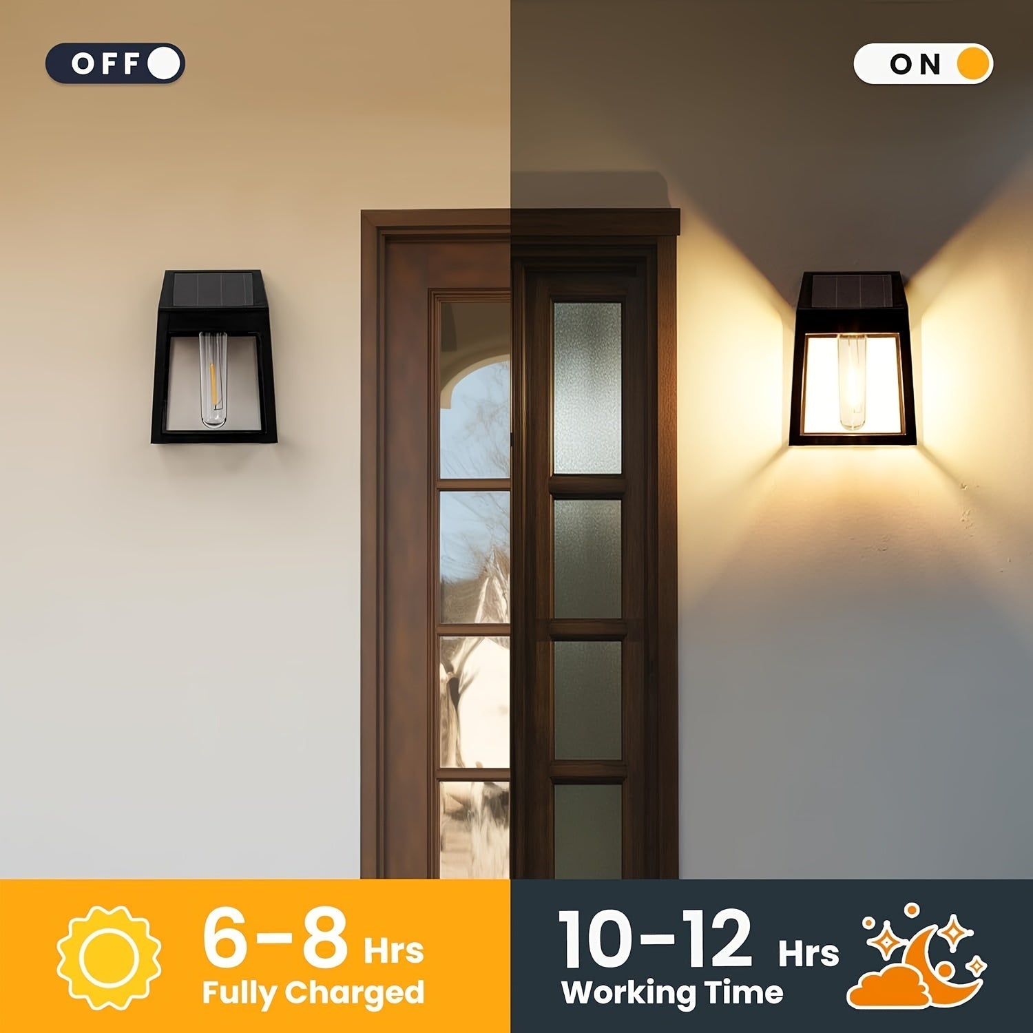 EcoBright Lampada da Parete con Sensore – Per Illuminazione Esterna Intelligente