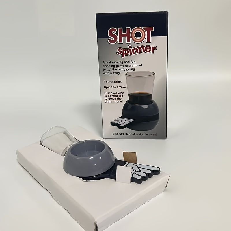 Gioco del Bicchiere da Shot "Gira la Freccia" – Il Gioco di Bevute Definitivo per Feste