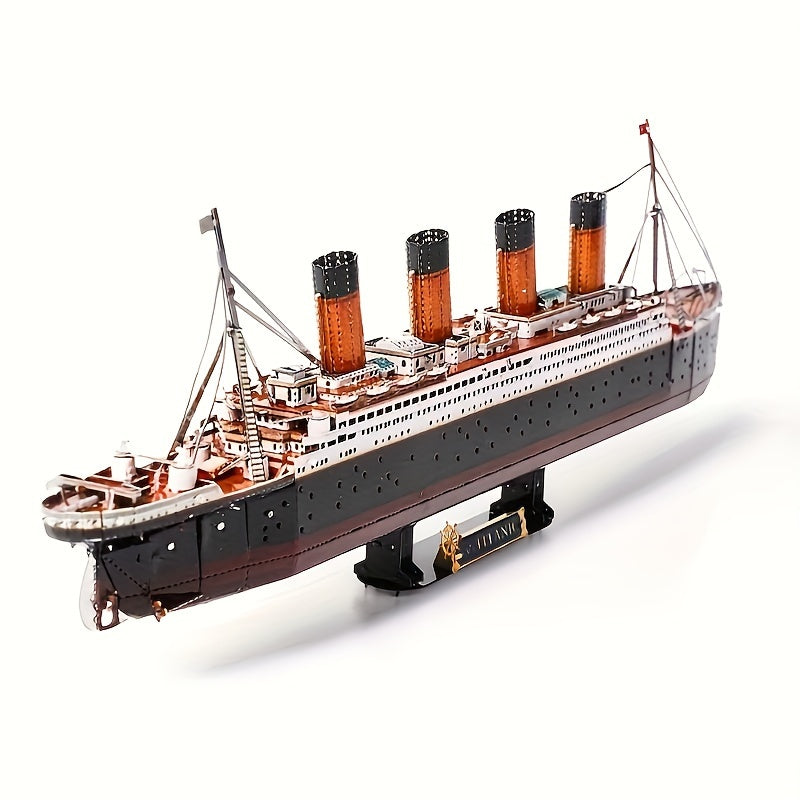 Kit di Modello in Metallo 3D Titanic – Modello DIY Dettagliato per Creativi