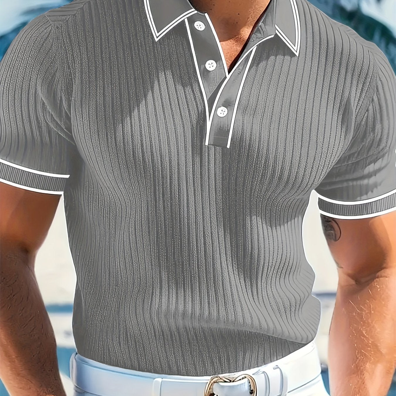 Polo da Uomo con Maniche Corte – Confortevole e Stile per l'Estate