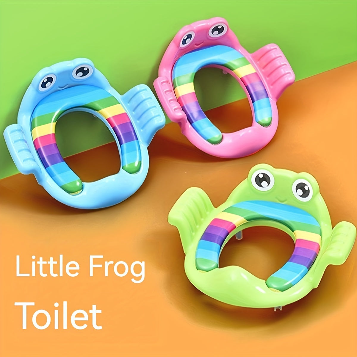 Sedile per Toilette a Forma di Rana - Divertente Allenamento alla Toilette per Bambini