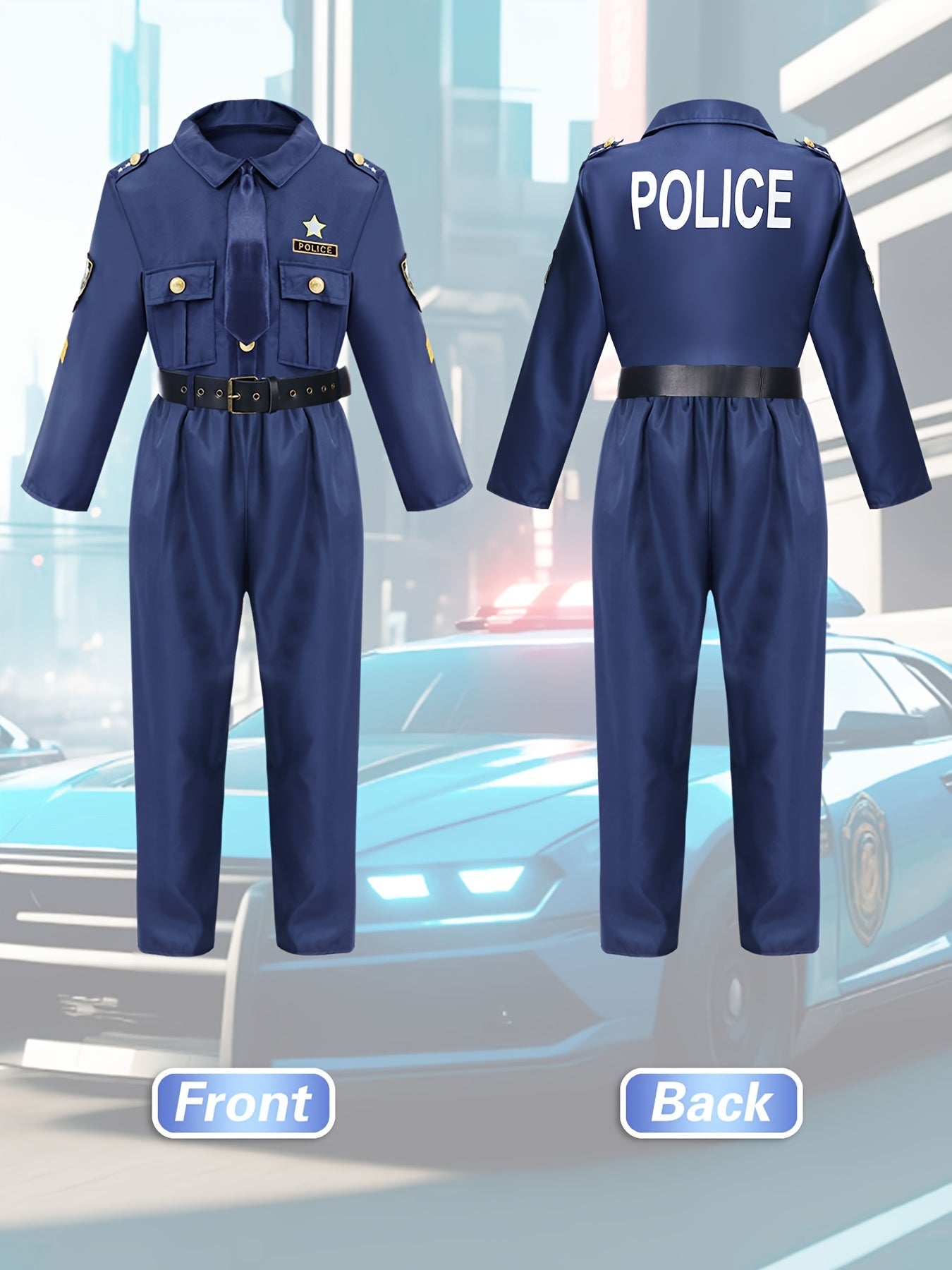 Costume da Poliziotto Coraggioso - Per Piccoli Eroi