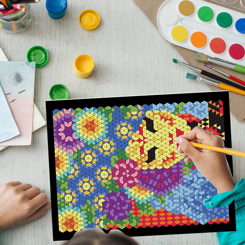 Libro da Colorare Numerico Colorato e Creativo - Per Relax e Divertimento