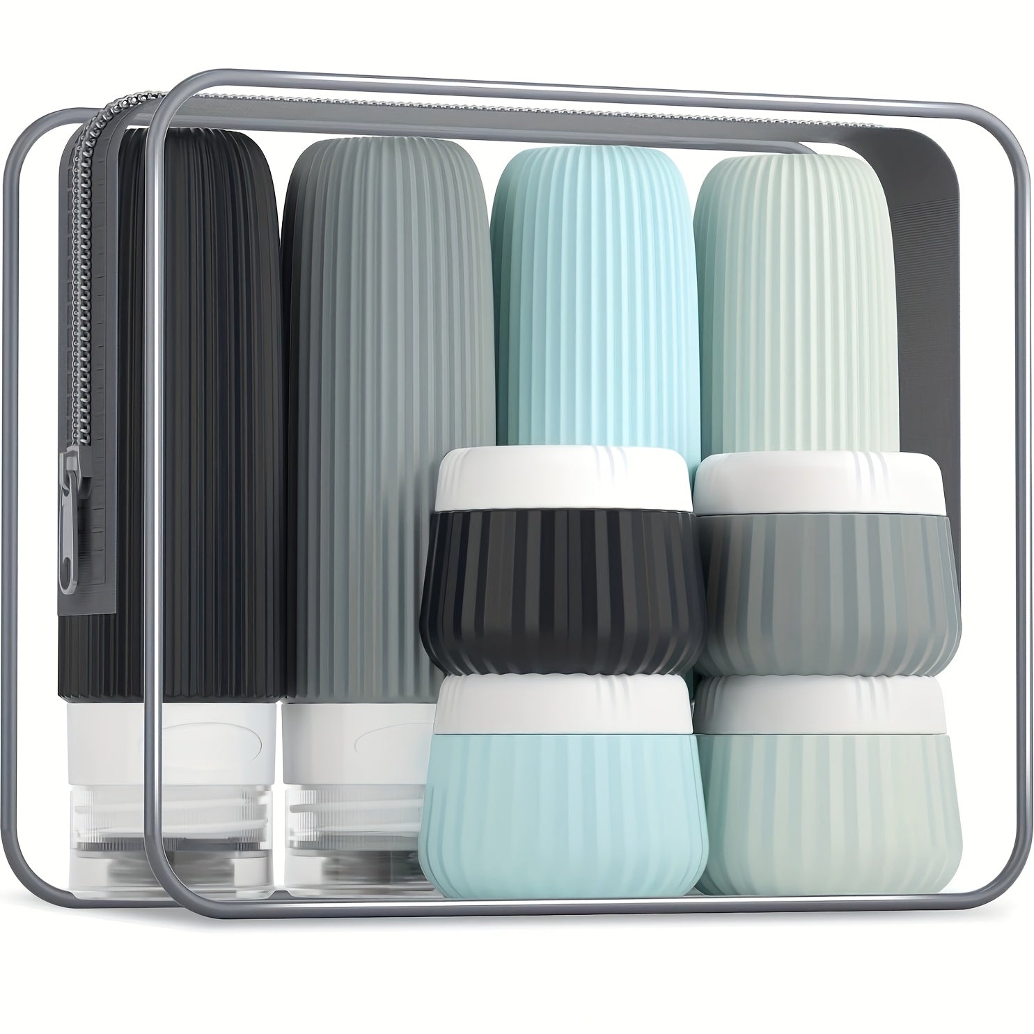 Set di Flaconi da Viaggio Pratici – Sicuri e Comodi per Viaggiare