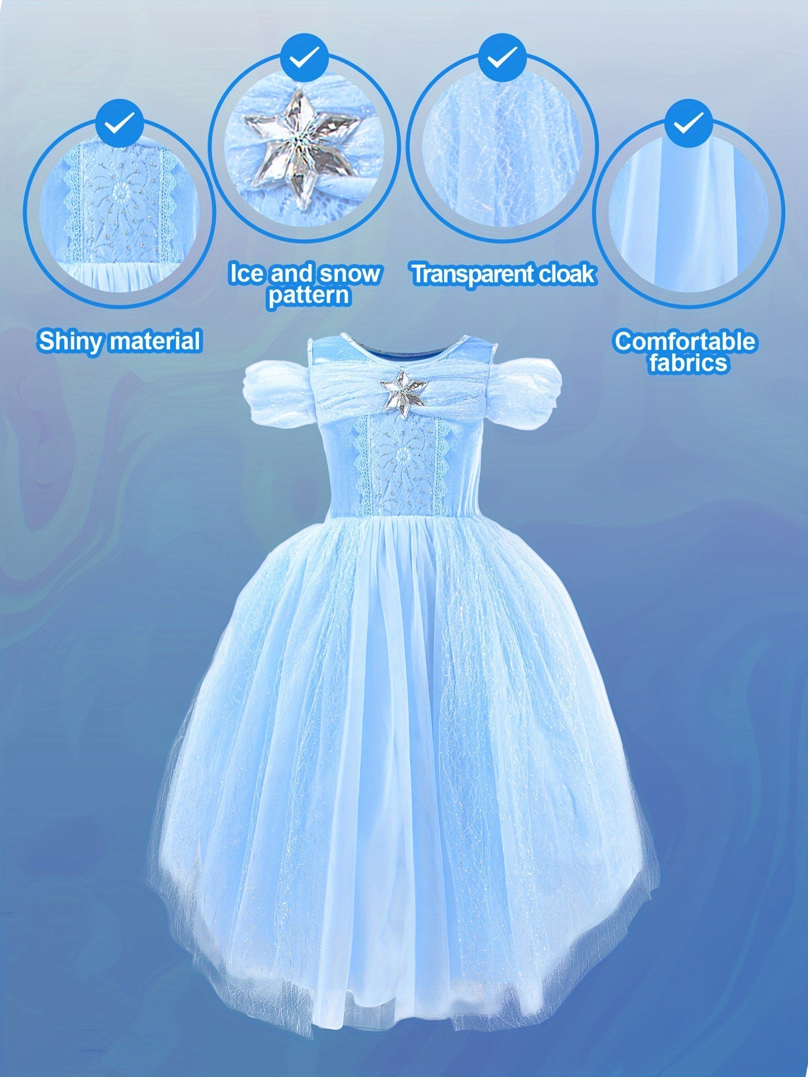 Abito Tutu Magico con LED per Bambine - Esperienza Festiva Incantevole