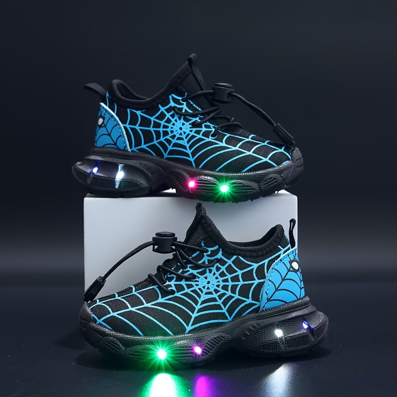 Sneakers LED SpinnenWeb - Avventure Brillanti per Bambini