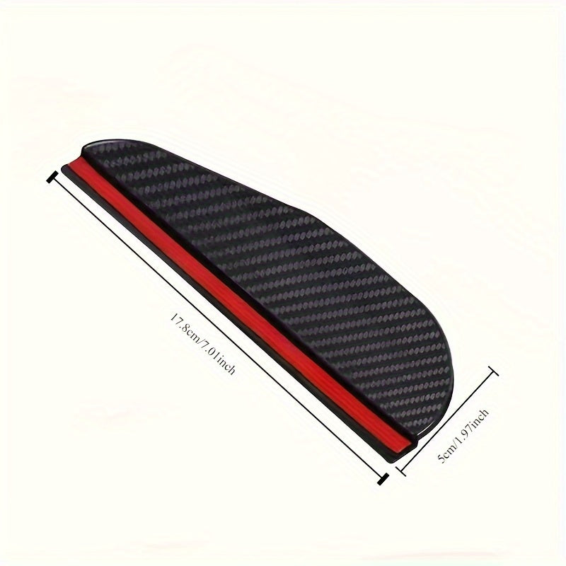 Paraspruzzi Universale in PVC per Specchietti Retrovisori – Resistente all'Acqua e alla Neve