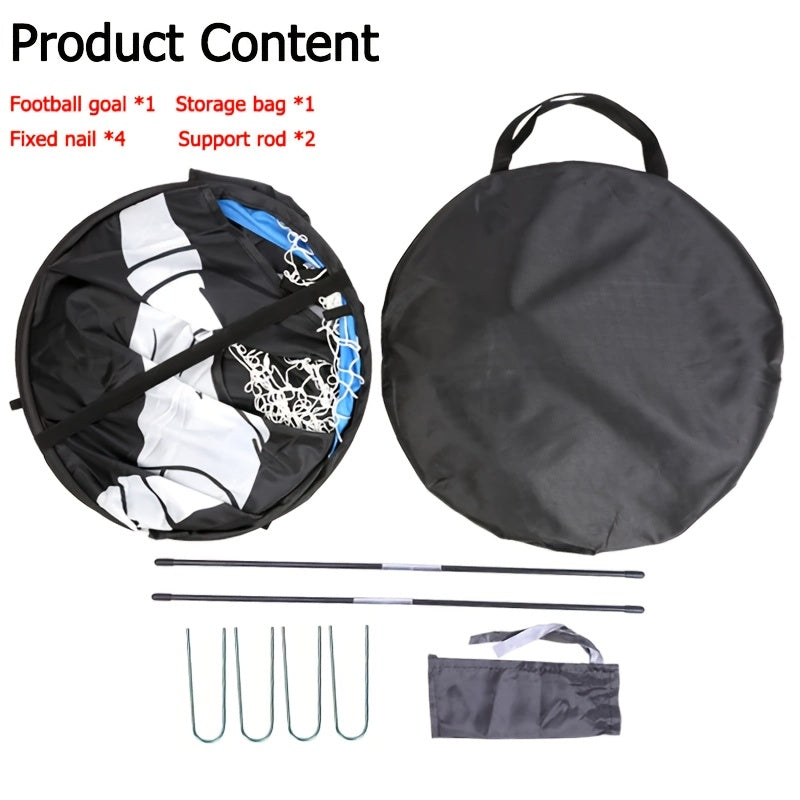 Porta Calcio Pieghevole 2-in-1 – Ideale per Allenamento e Divertimento all'Aperto