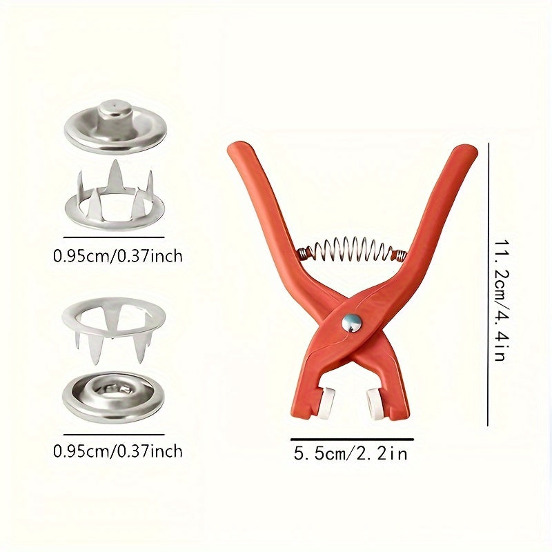 Set di Snap Kits – Bottoni a Pressione Pratici per Abbigliamento e Fai-da-Te