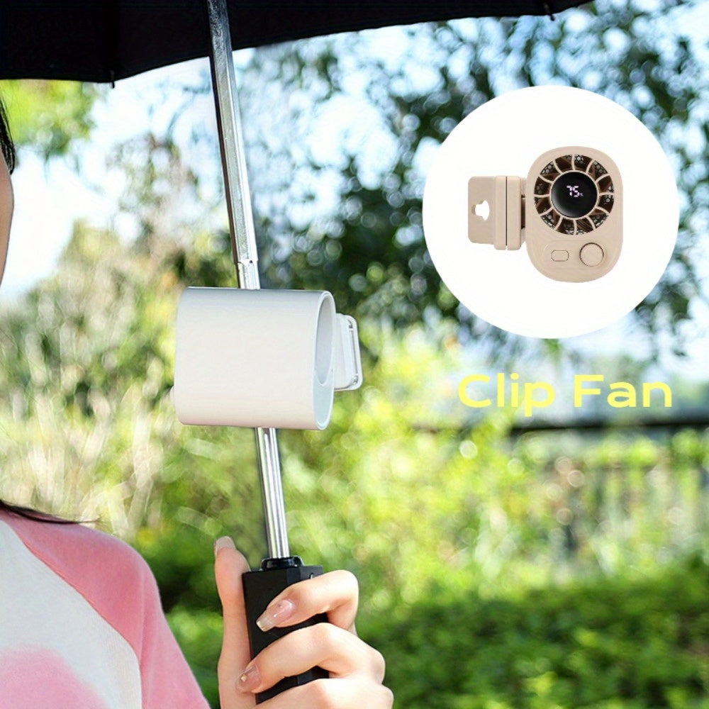 BreezeClip Mini Ventilatore – Raffreddamento Potente, Ovunque e Sempre
