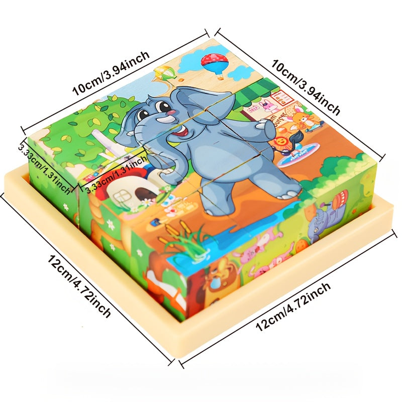 Avventura del Puzzle Colorato - Giocattolo Educativo per Bambini