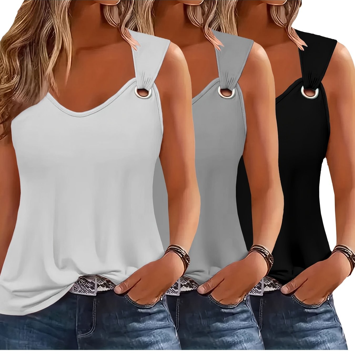 Top da donna 3-Pack – Estivo e Comodo