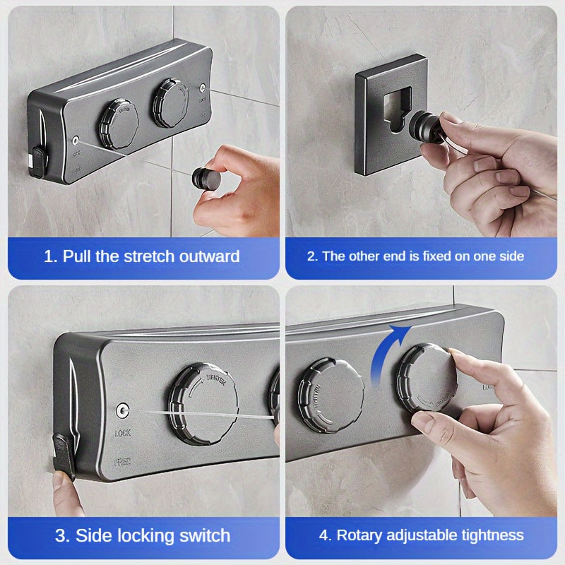 Stendibiancheria Doppio Pieghevole – Compatto e Resistente