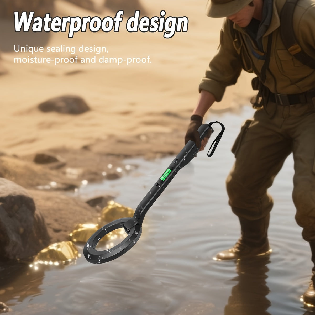 ProScan Metal Detector – Preciso e Facile da Usare per Avventure all'Aperto