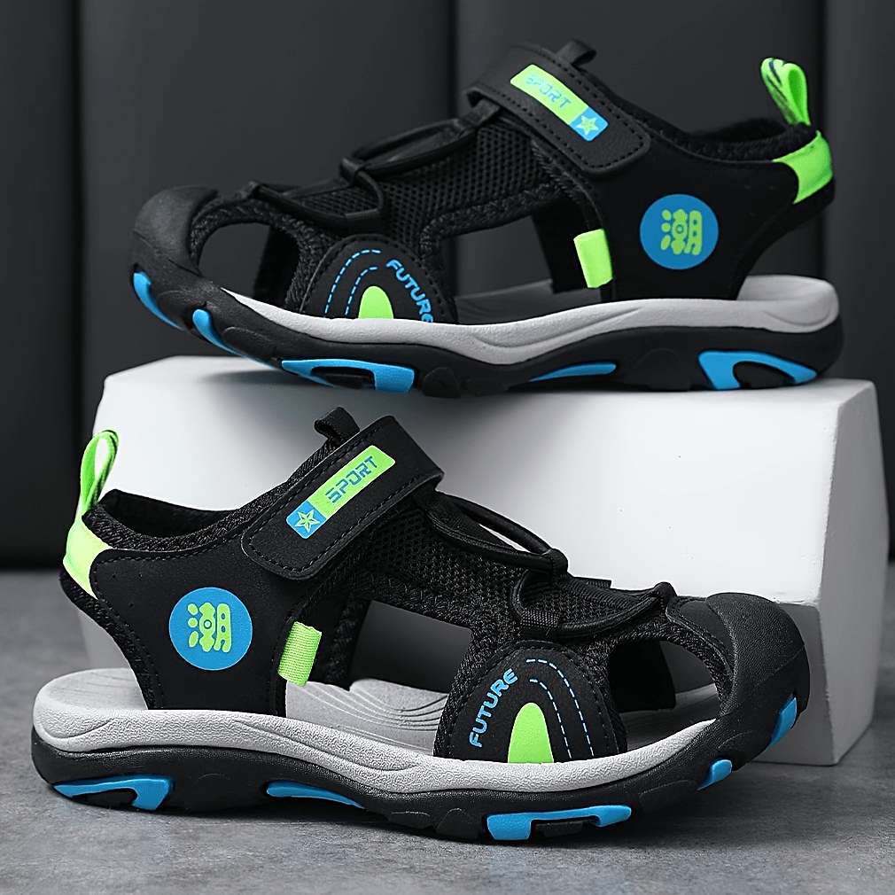 Sandali Sportivi per Bambini con Cinghie Regolabili – Traspiranti, Leggeri e Antiscivolo per Avventure Estive