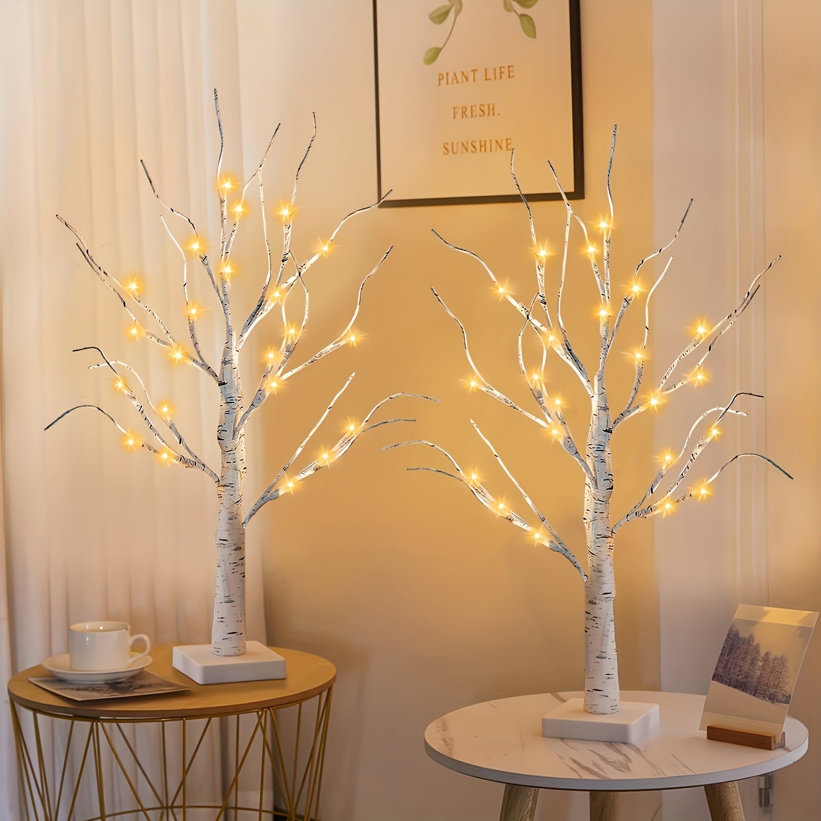 Albero Decorativo Illuminato con LED – Creatore di Atmosfera Magica per Casa o Festività
