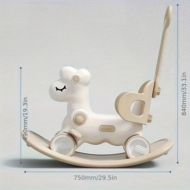 Gioco 2-in-1: Cavallo a Dondolo e Bicicletta per Bambini - Giocattolo Sicuro e Divertente