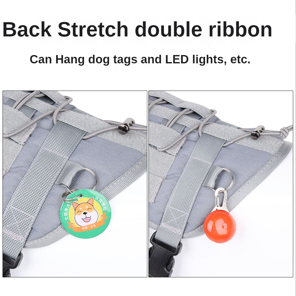 Imbracatura Tattica per Cani – Robusta e Regolabile per Cani Grandi