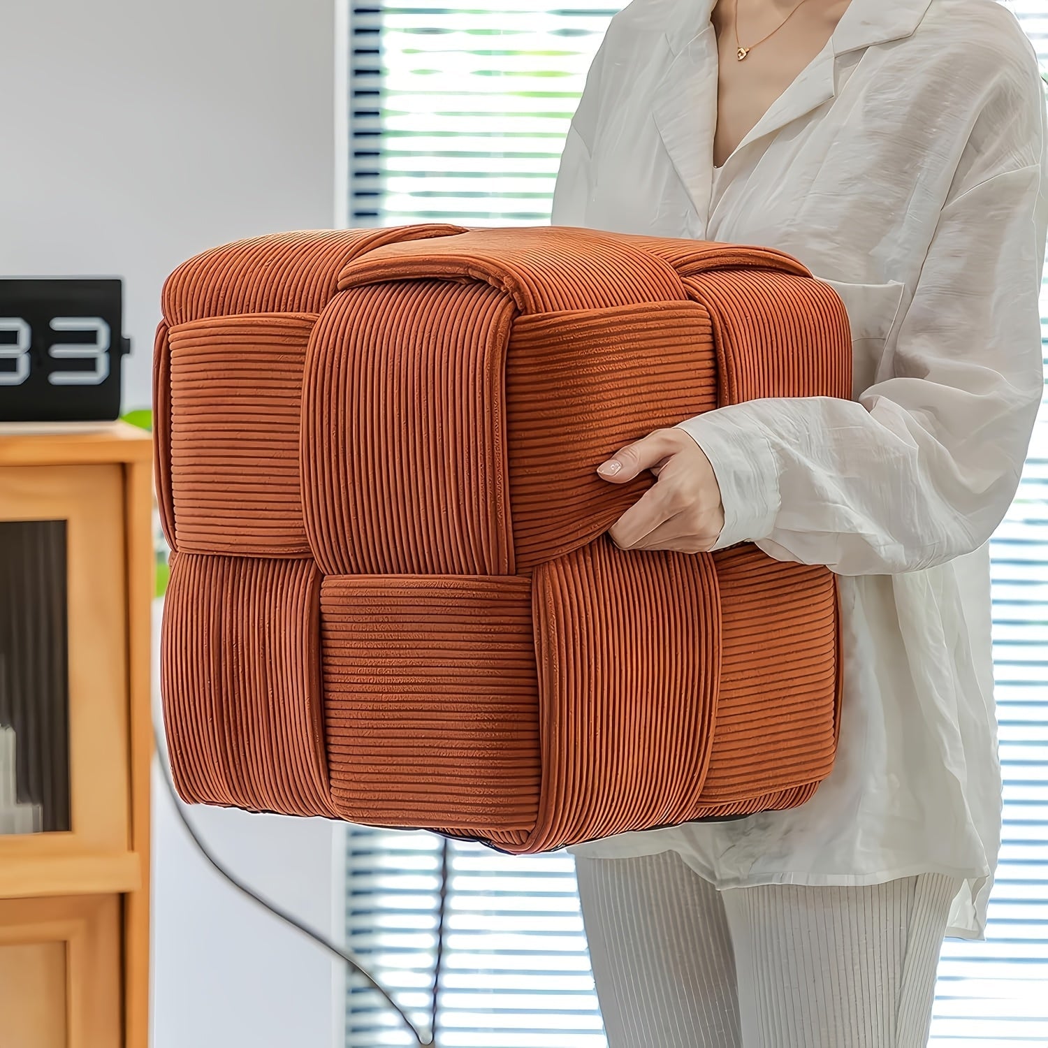 CordyCube Ottoman – Design Chic e Comfort in Uno