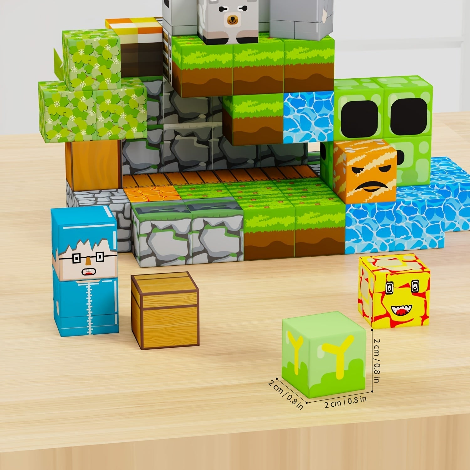 Set di Costruzione Magnetico - Creativo ed Educativo per Bambini