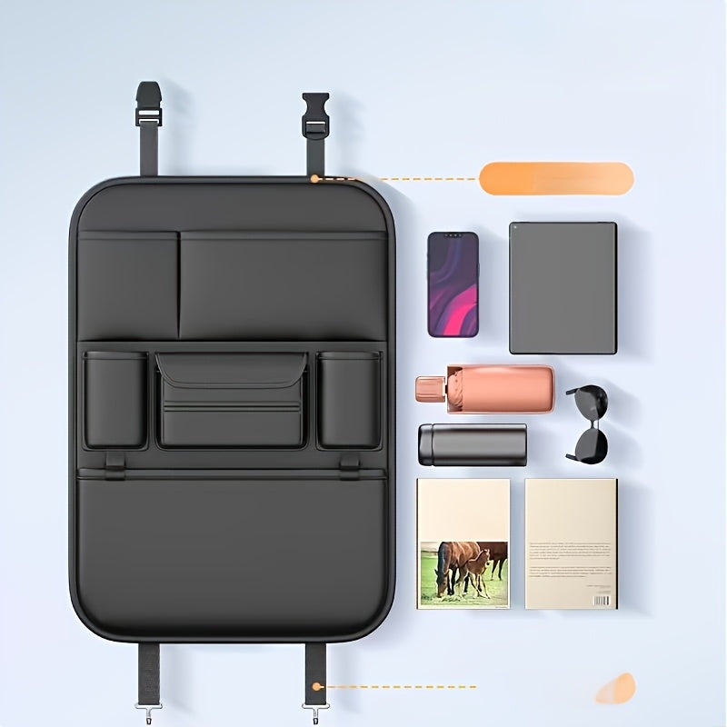 Organizzatore per schienale auto in PU pelle – Elegante e funzionale