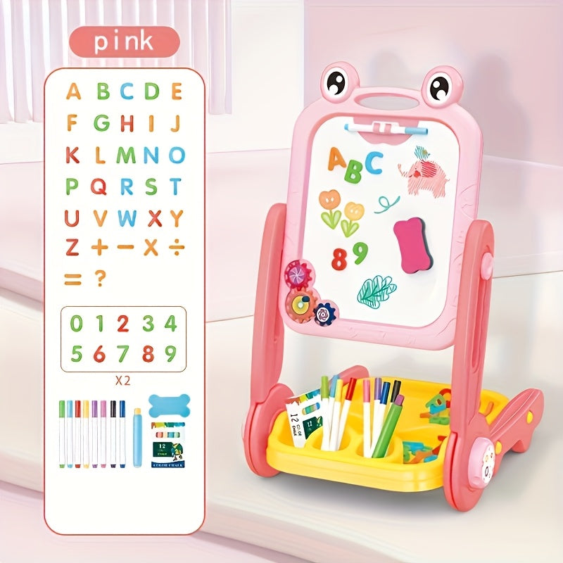 Lavagna Doppia Faccia per Bambini – Magnetica con Funzioni Educative per Imparare e Giocare