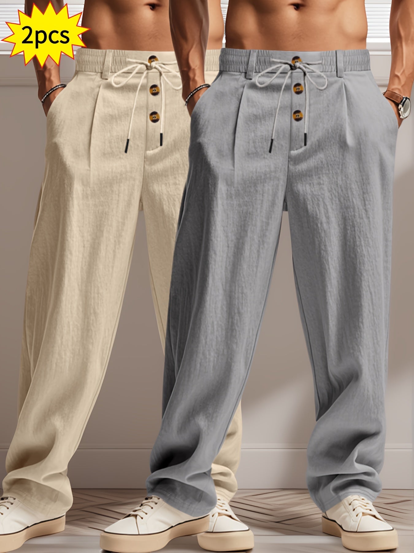 Set di Pantaloni Relaxed Luxe - Comfort e Stile Senza Compromessi
