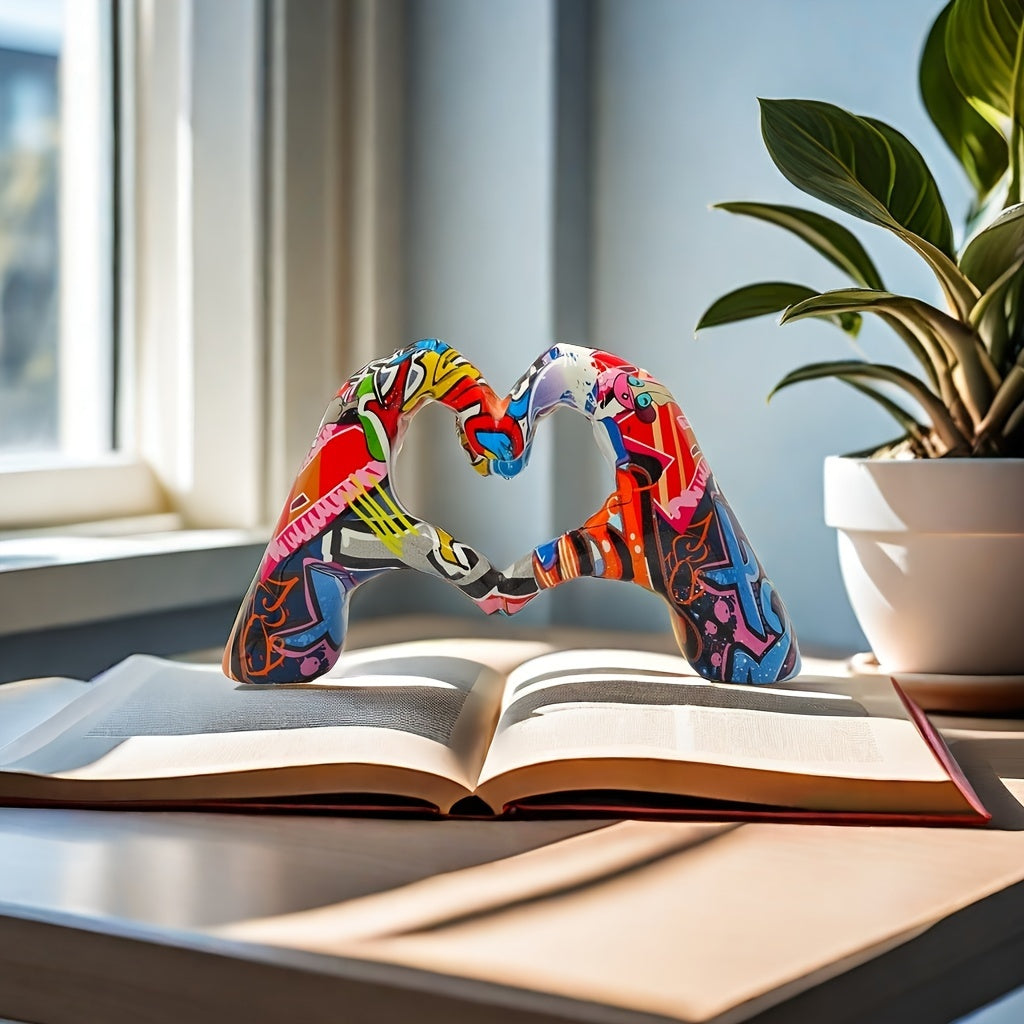 Scultura di Gesto Amorevole - Per un'Esposizione d'Interni Audace e Creativa