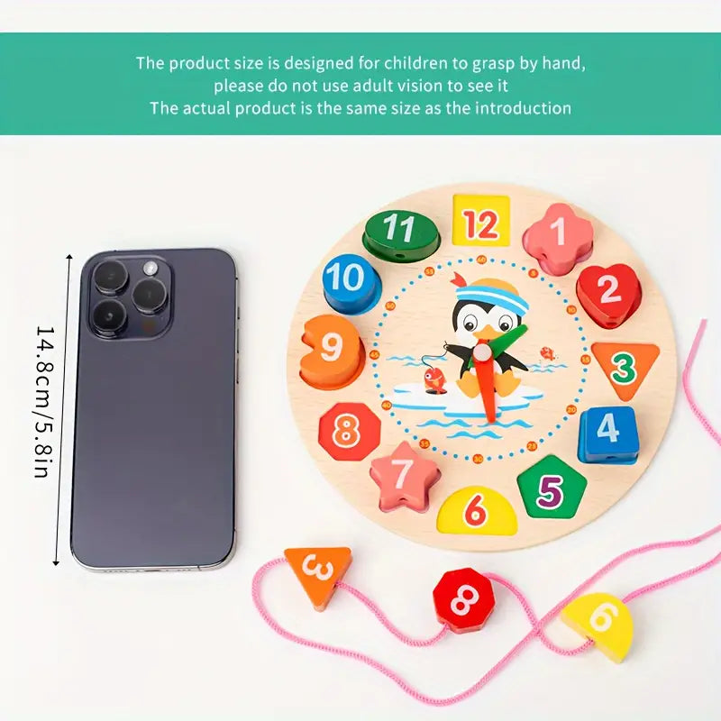 Set di Giocattoli in Legno Colorato - Giocattoli Educativi per Bambini