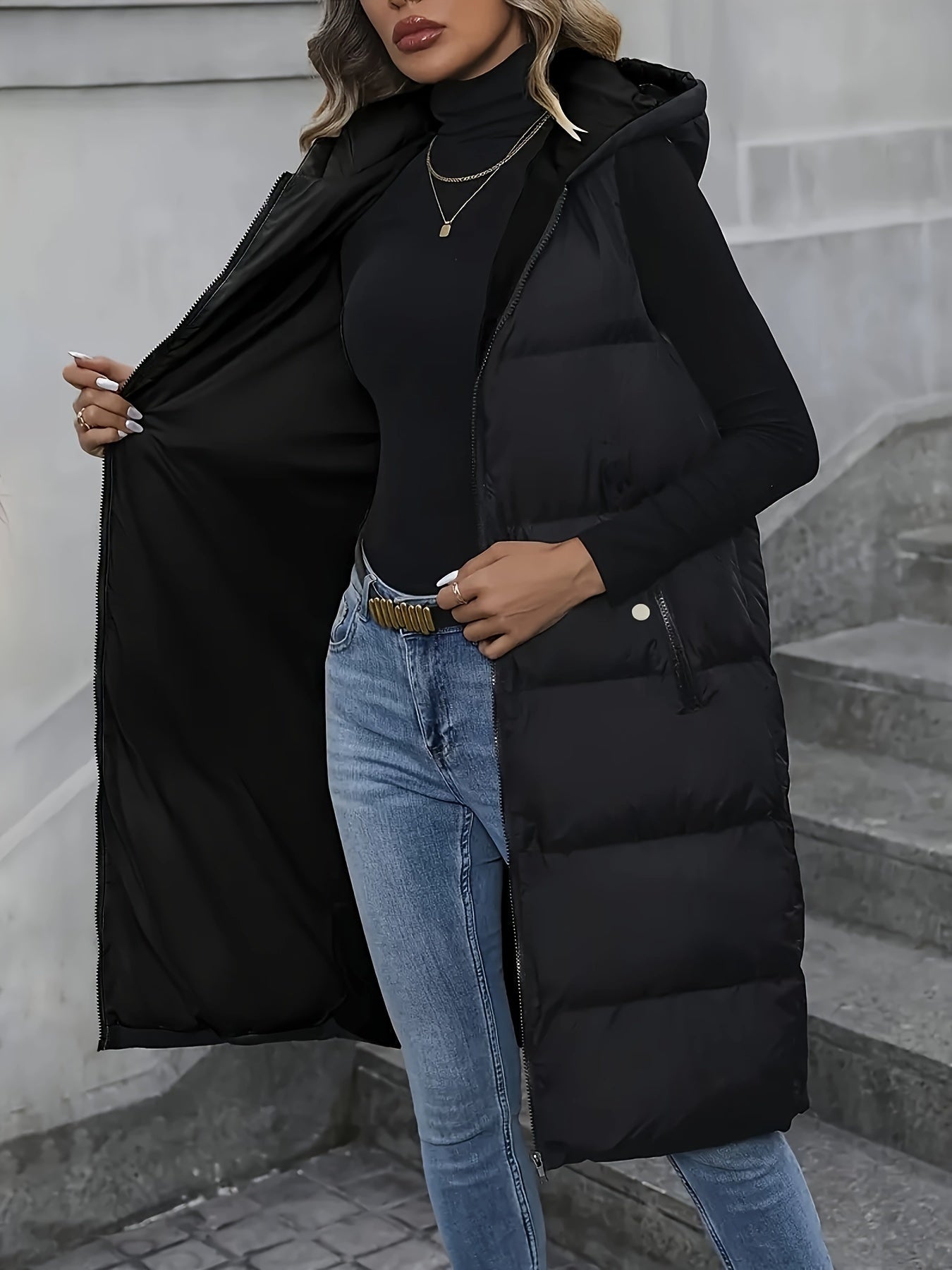 Gilet Puffy Eva - Elegante e Caldo per Donne in Autunno e Inverno