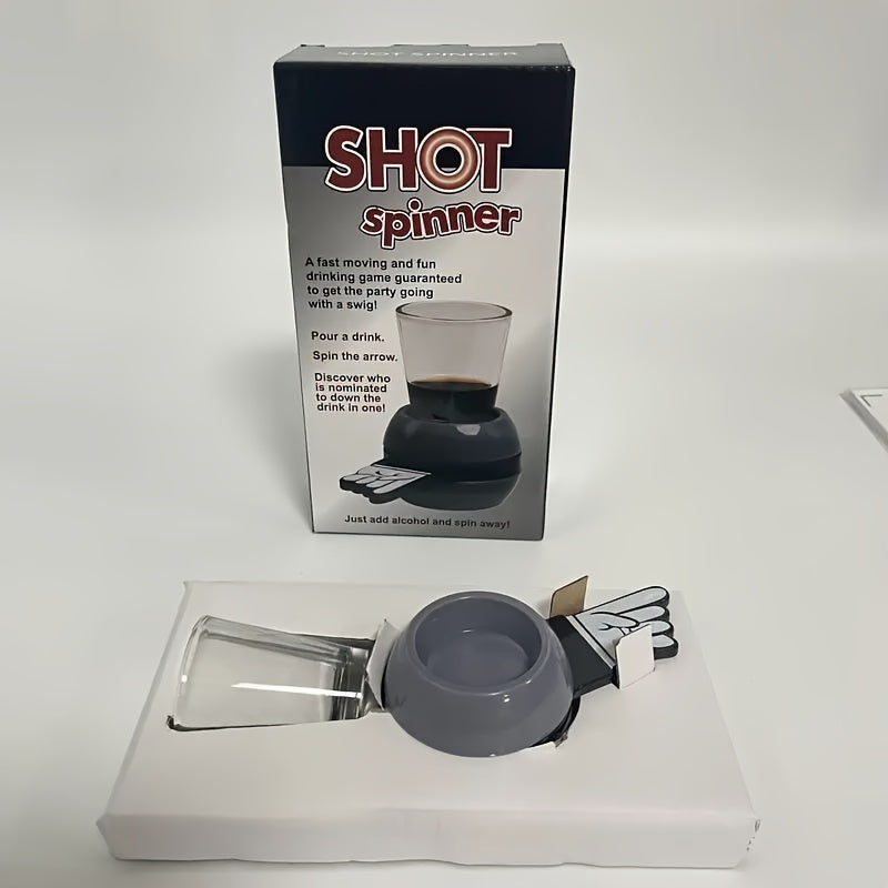 Gioco del Bicchiere da Shot "Gira la Freccia" – Il Gioco di Bevute Definitivo per Feste