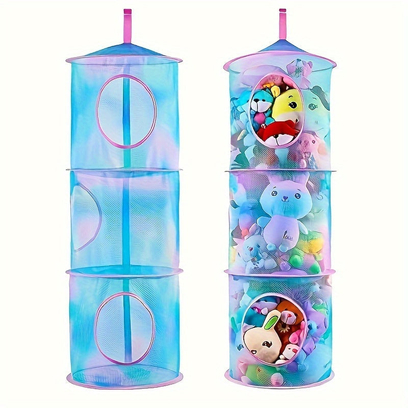 TidyTower Rete di Stoccaggio a 4 Strati - Salvaspazio e Multifunzionale