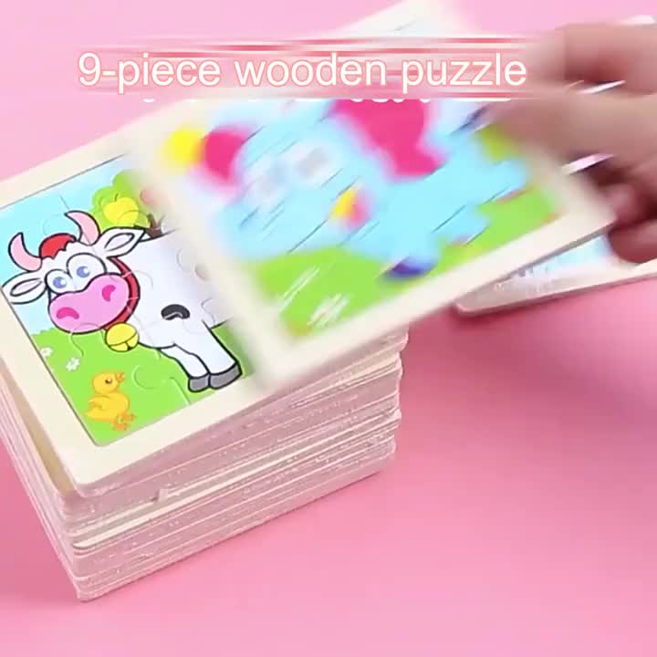 Puzzle di Legno Educativo – Per giovani esploratori
