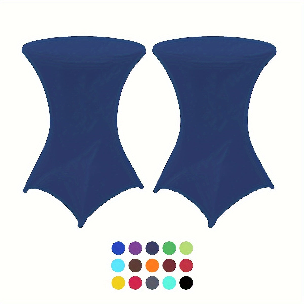 Copritavolo Cocktail Elasticizzato - Colore Unito, Ideale per Feste ed Eventi